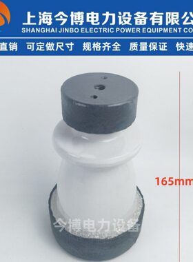 ZA-6Y陶瓷支柱绝缘子可配铜排固定夹具12KV金具190MM
