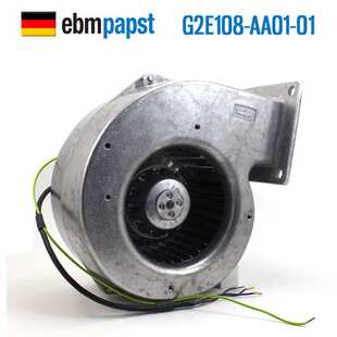 0.20A 德国ebmpapst风机G2E108 涡轮鼓风机 0.19A 230V AA01