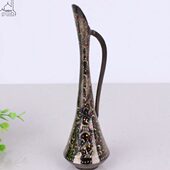 巴基斯坦铜器一枝花瓶仿古单只细颈铜花瓶家居