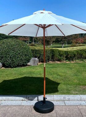 2.香蕉木伞 米8太阳伞柱中 太阳伞股户外伞伞 遮阳伞 7