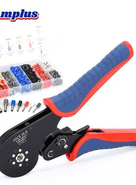 E VE16形压线钳手动N棘轮8工具接线H管边形-型针端子冷压/六6钳SC