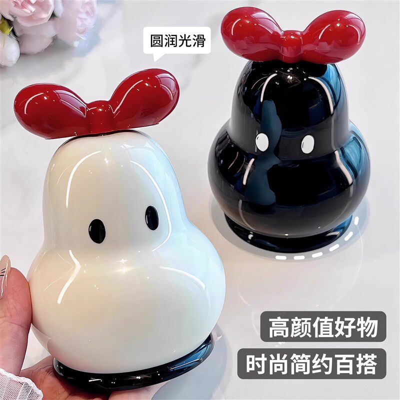 牙签盒轻奢高级感牙签筒家用可爱创意F牙线收纳盒牙签罐2024新款