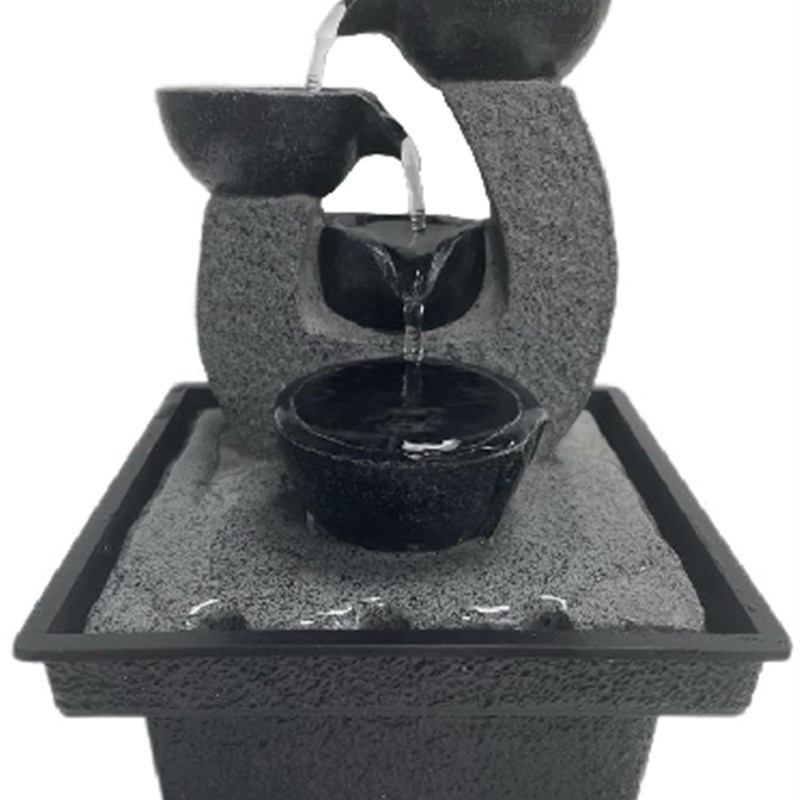 干电池款流水h摆件不插电不充电桌面流水摆件送礼