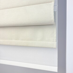 高端罗马帘一轨双层客厅卧室遮阳遮光窗帘手动电动Y升降折叠卷帘