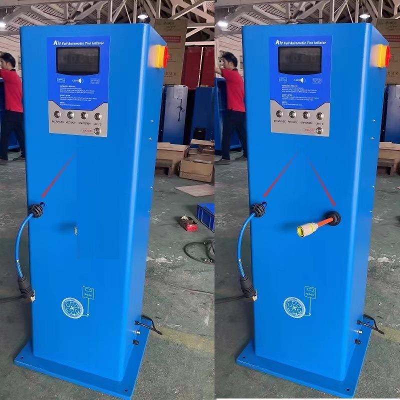 亚美高AMERIGO全自动汽车卡车轮胎立式充气机AMG-12内置空压机