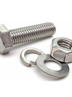 M6M8M10mm外六角螺栓304不锈钢螺丝螺母套装大全加长螺杆50/60/70