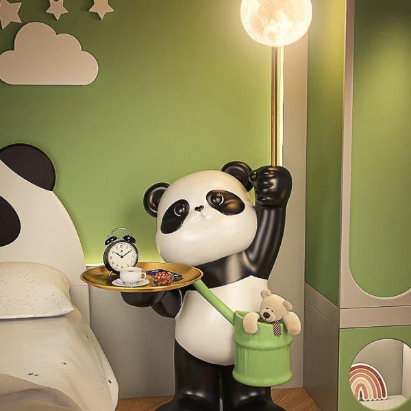 大熊猫床头柜落地灯儿童房卧室家居装饰品客厅摆件电视柜沙发旁边,家居饰品,落地摆件,淘宝优惠券,粉丝福利购,淘宝优惠卷