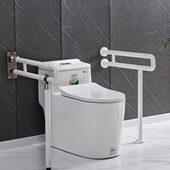 浴室扶手老人挂墙式 U型落地弹簧折断扶手阻力器不凉手支持定制