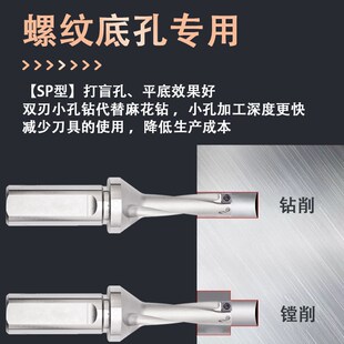 SP小直径U钻小孔U钻小径钻头2D8-5D13.5暴力钻数控车床平底小u钻