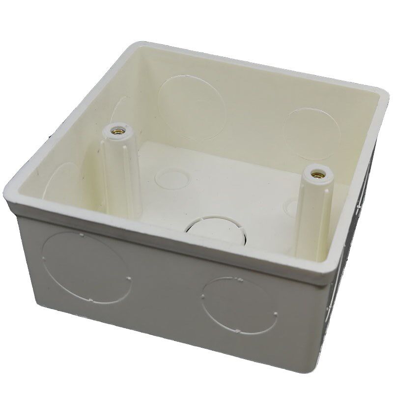 联塑线管明装底盒86X86X40明装开关盒86mm宽长54mm高阻燃电工套管