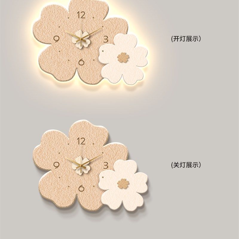 艺术创意静音钟表挂钟客厅s2023新款玄关餐厅壁画时钟挂墙简约现