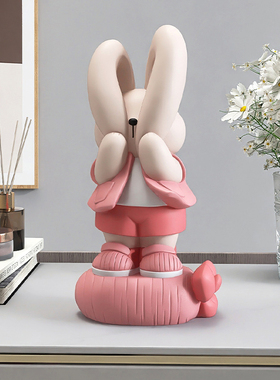 兔子治愈系小摆件客厅电视柜酒柜家居装饰品搬家生日乔.迁新居礼