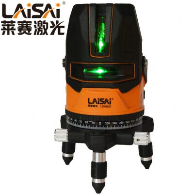 LAISAI莱赛激光6860系列强绿光5线水平线带强光点蓝绿光3线标线仪