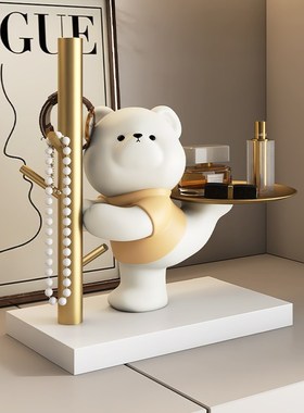 钥匙收纳神d器入户玄关摆件轻奢高档进门口客厅装饰品网红乔迁礼