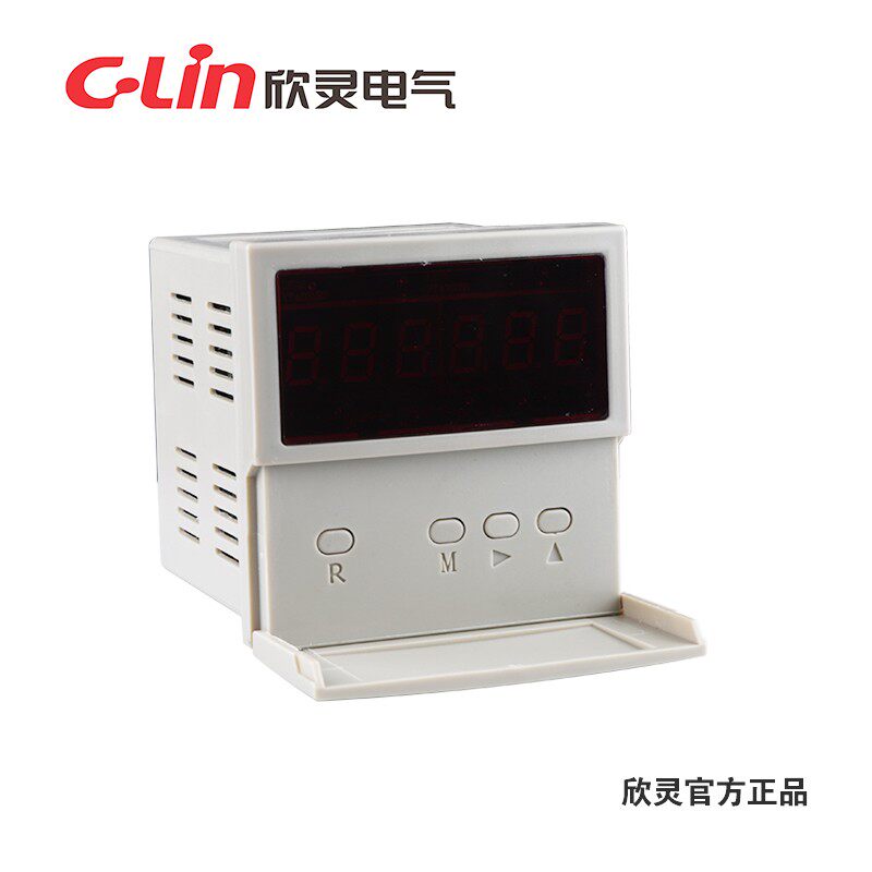 欣灵牌计数器JDM9-6 6位数码管显示AC220V 智能型N C F 制式可调