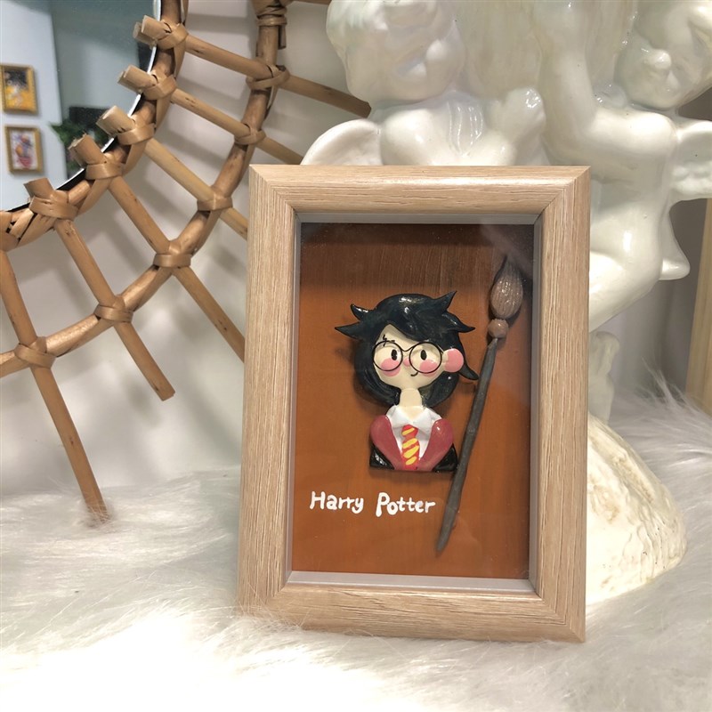 石塑粘土相框l礼物定制半身人物系列相框节日生日礼品