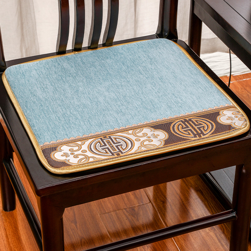 实木椅子坐垫家用防滑餐椅垫中式座椅垫屁垫N四季通用凳子垫子加