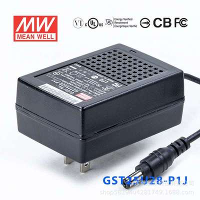 GST36U明纬P1J电源供应器U05/U09/U12/U24/U48 36W 5V9V GS