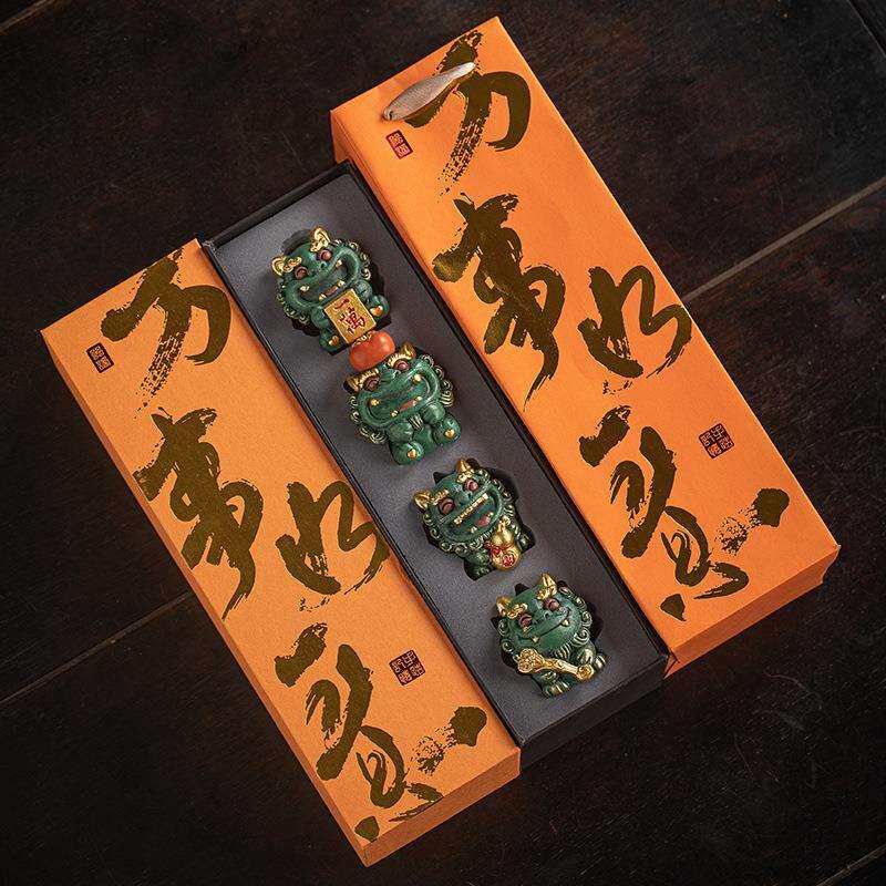 中国风创意祝福吉祥物可爱情绪稳定万事如意摆件送朋友同事纪念品