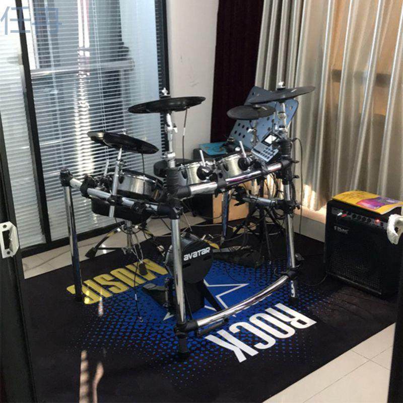 xKW架子鼓地毯防滑减震爵士鼓脚垫地垫子隔音钢琴专用电子鼓家用