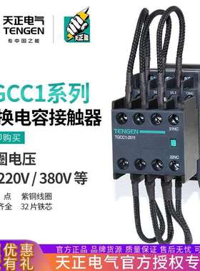 天正TGCC1-25/32/43/63/65无功补偿柜切转换电容器交流接触器CJ19