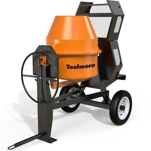 2200w大功率四轮便携式 电机混凝土搅拌机350升 中型卧式