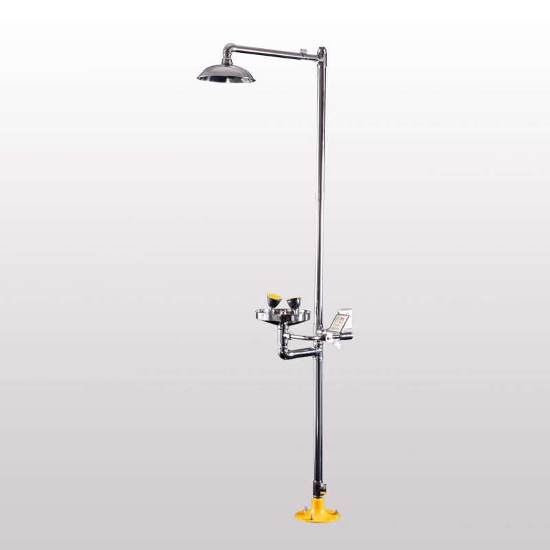 BH30-1010复合式紧急冲淋洗眼器 304不锈钢双喷头立式洗眼器