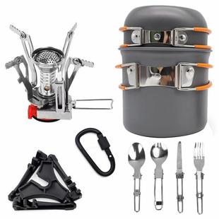 户外用品 炊具野营餐具野营锅具套装 DS101野营锅具 户外套锅便携式