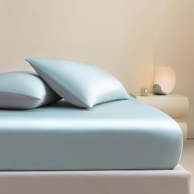 100s兰精天丝床笠单件莱赛尔贡缎丝滑裸睡床罩1.51.8米床垫保护罩