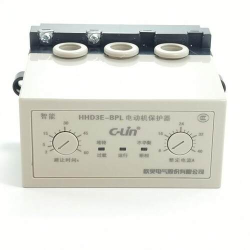 欣灵电动机保护器HHD3E-BPL AC380V 8-40A带电流表驱动 不含表头