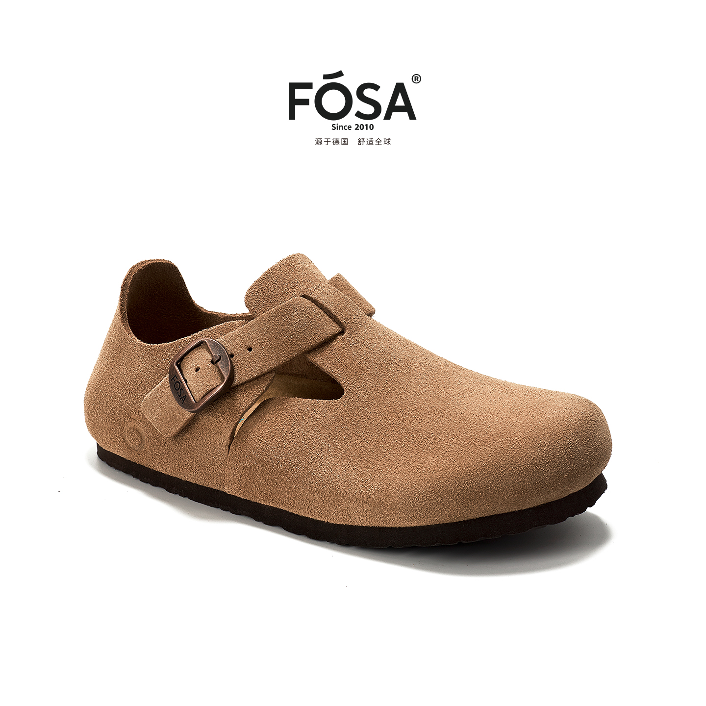 张柏芝同款FOSA软木勃肯鞋女款