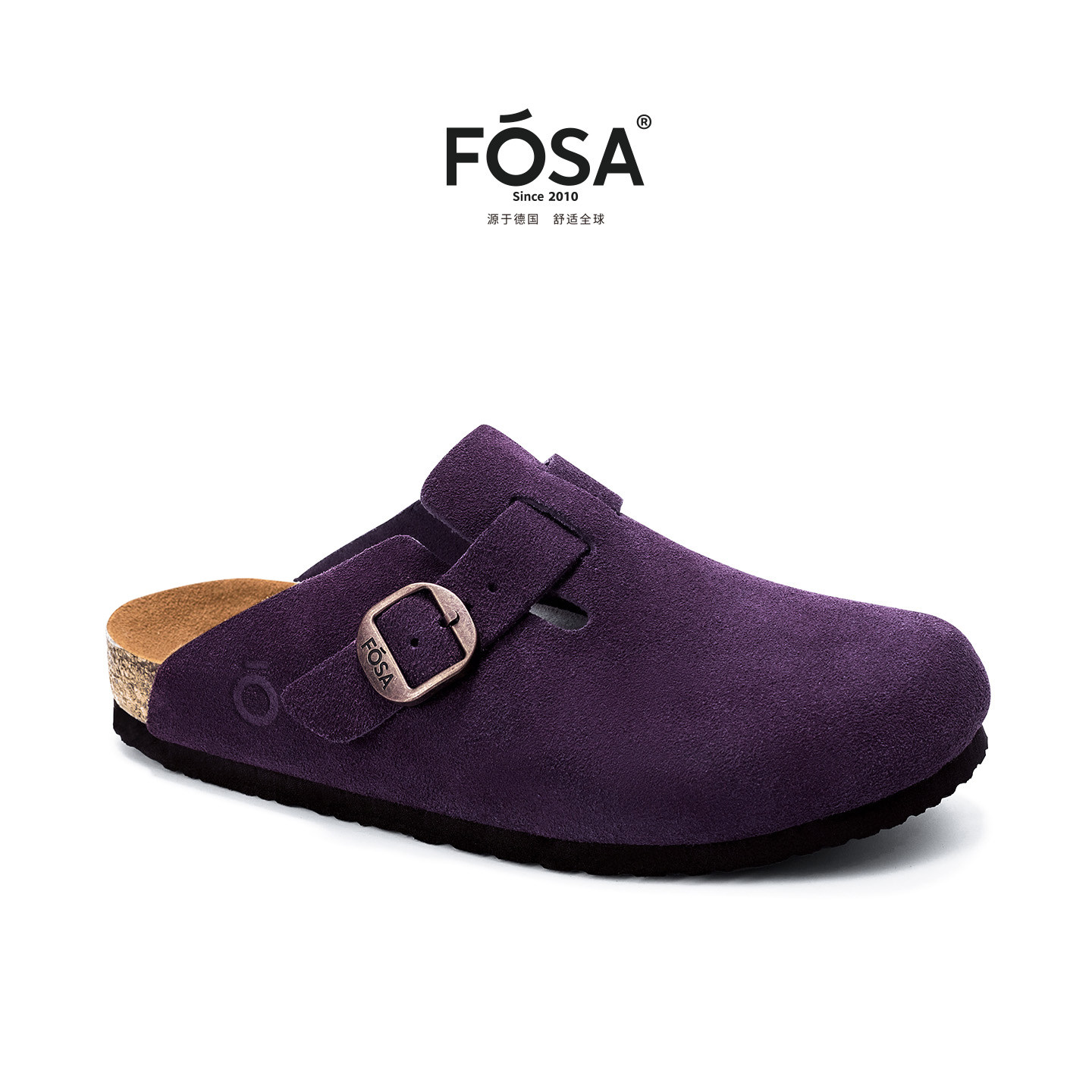 【张元英同款】FOSA情侣款软木鞋半拖鞋舒适勃肯鞋女一脚蹬博肯鞋,女鞋,勃肯鞋/软木鞋,淘宝优惠券,粉丝福利购,淘宝优惠卷