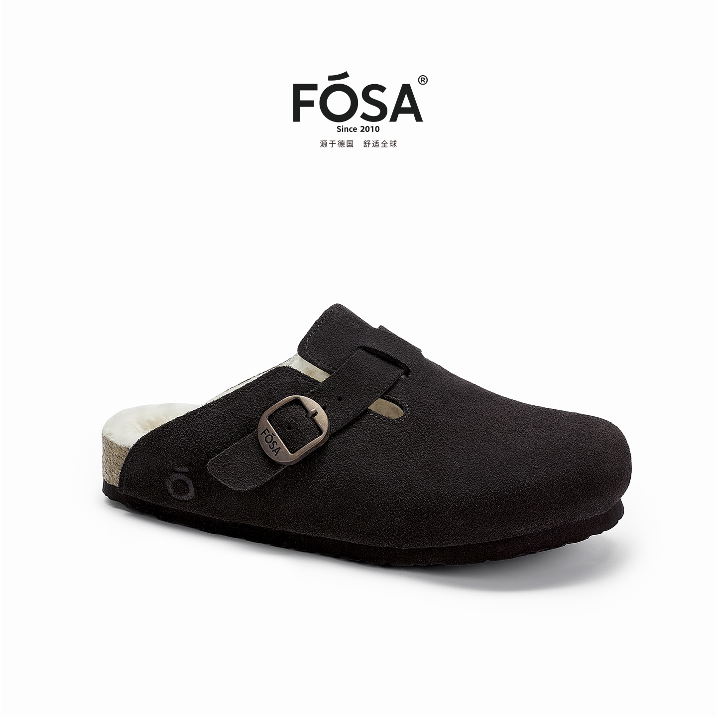 FOSA软木情侣鞋鞋牛皮勃肯鞋