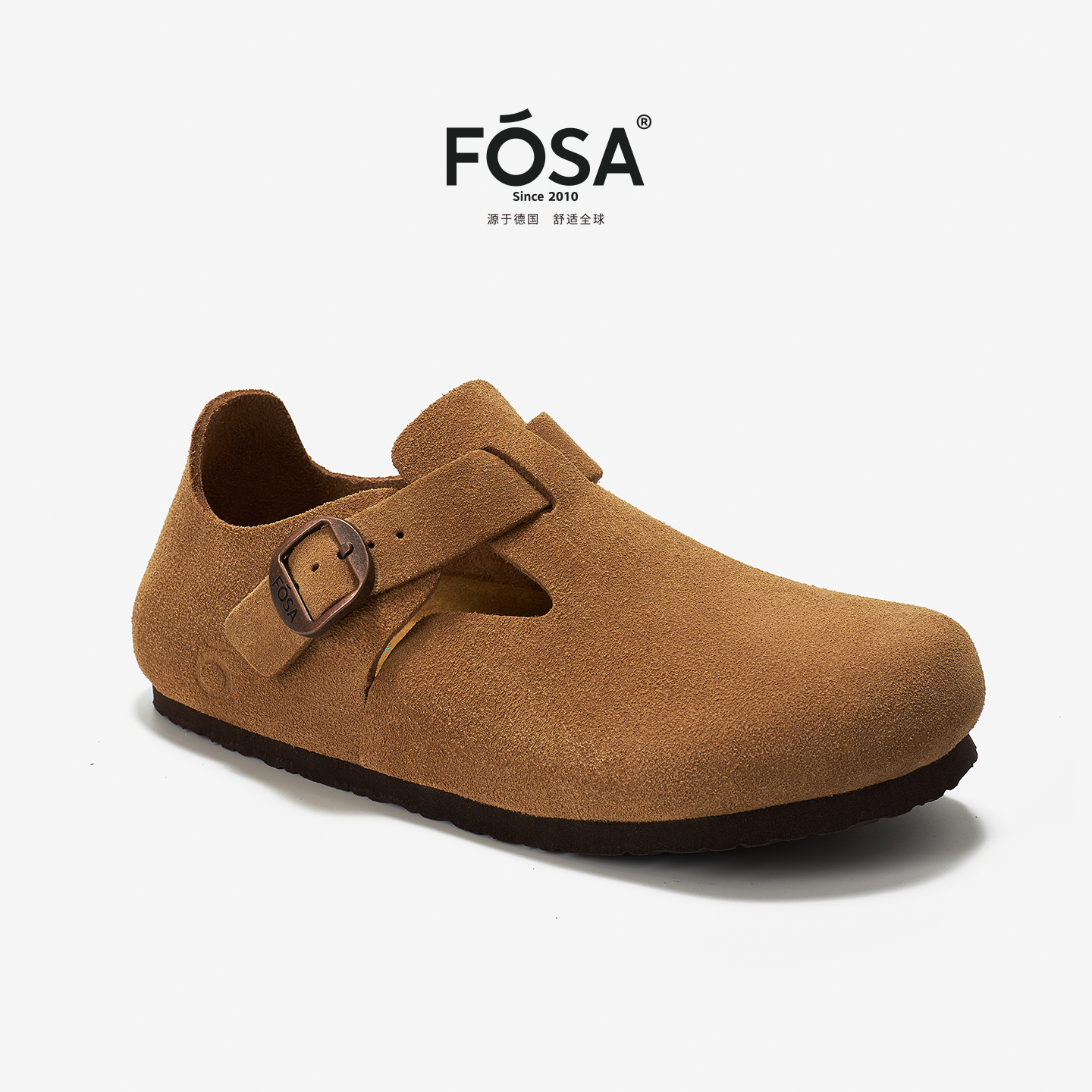 张柏芝同款FOSA软木勃肯鞋女款