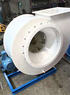 兆拓厂家直供 4-72防腐塑料风机 PP材质耐腐蚀 离心风机 大风量