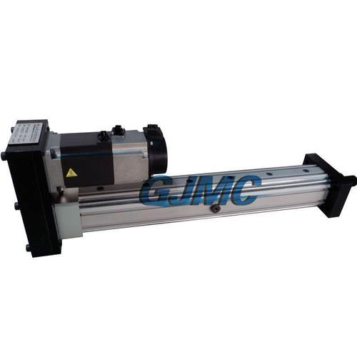 带减速机伺服电动缸,折返式电动缸,上海格吉伺服电缸