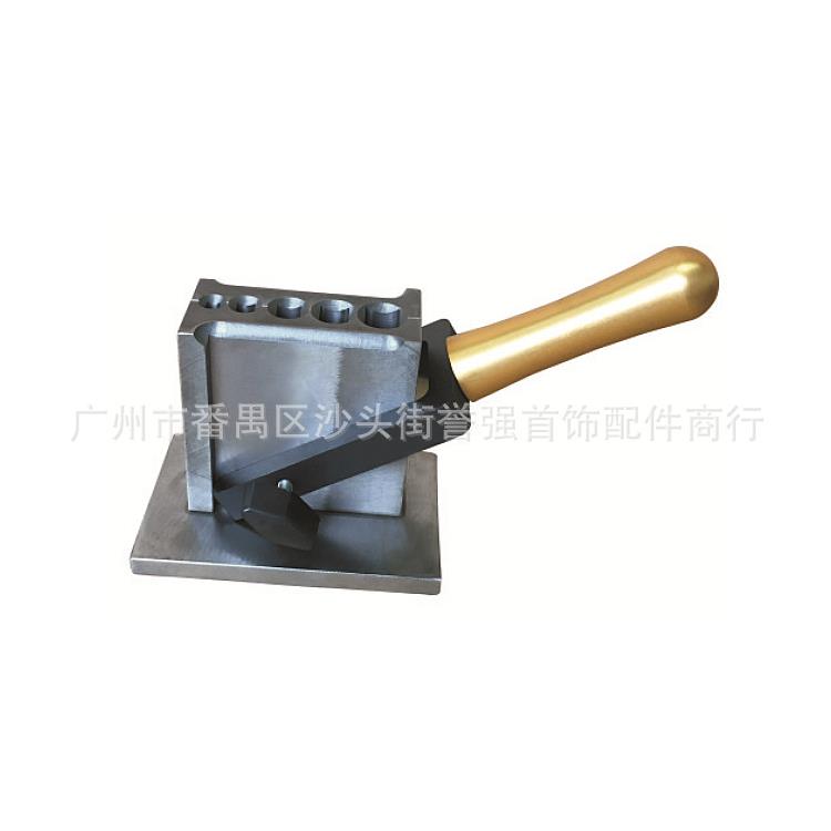 YUQIANG欧式两用平板+四方柱小油夹 平板与圆条油槽 金银首饰模具