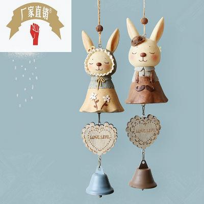 。包邮AKKA日式乡p村挂饰铁艺风铃实木帆船铛挂件门廊窗台酒吧欢