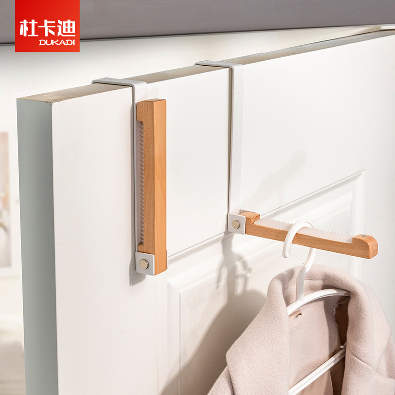 门后挂钩可折叠晾衣架入户门w上挂架室内晾衣神器旅行便携式挂衣