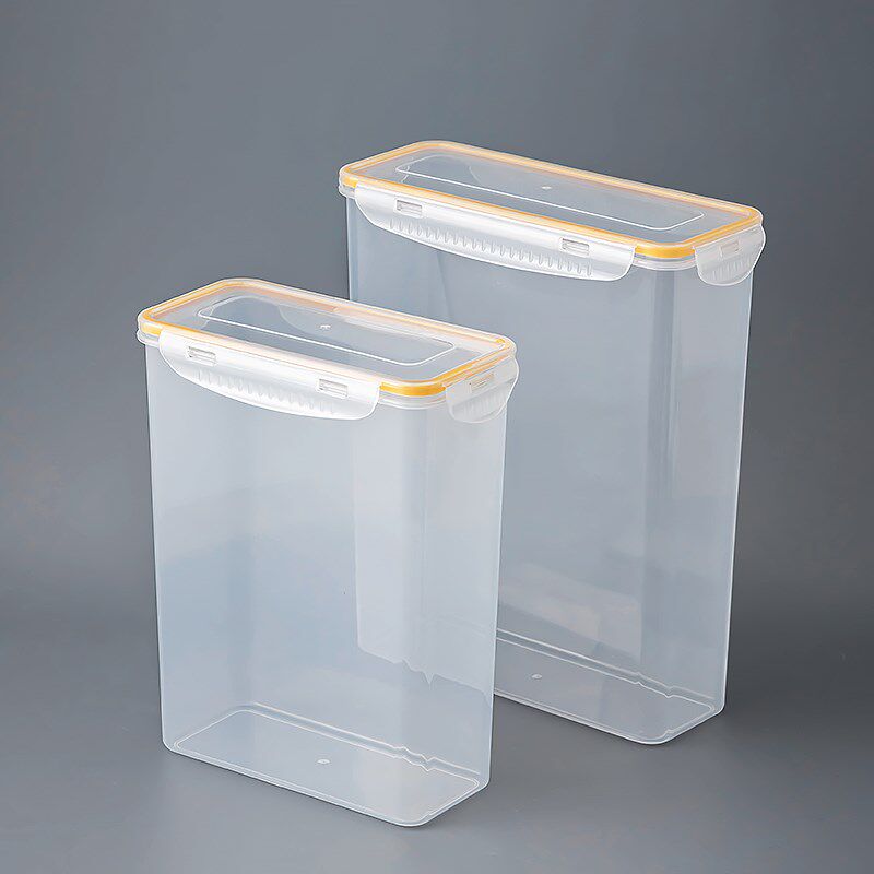 6L米桶3D打印耗材干燥箱透明卡扣密封盒窄高型防潮箱密Z封圈储物