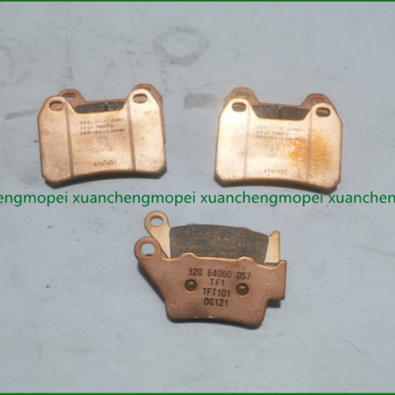 西互追QJ600GS-3A前制动蹄块后制动蹄块刹车片后T液刹碟刹片刹车