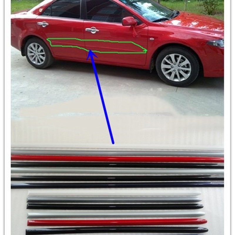 适配马自达6防h擦条 M6轿跑 马6 防撞条 车门装饰条 车门饰条