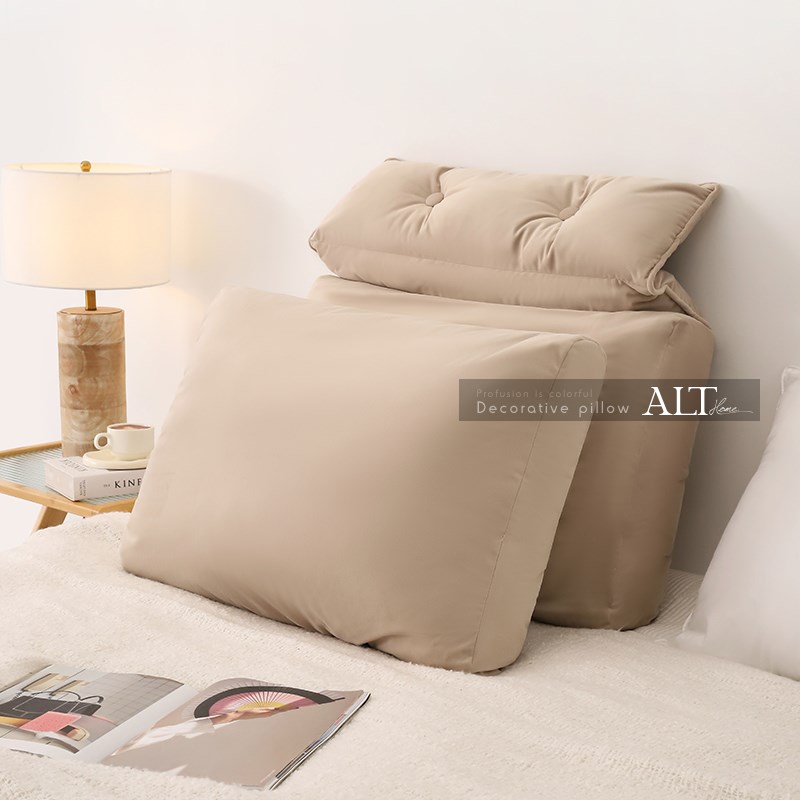 2025新款f床头靠枕软包榻榻米床上靠背护腰垫沙发玩手机靠垫可拆