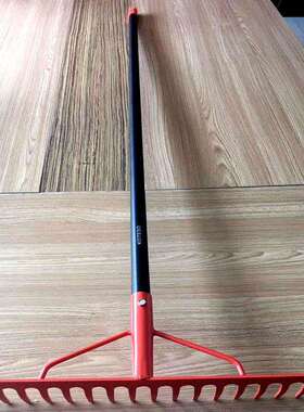 KOTESO开拓者KT806金属园林土耙子 1.4米钢管16齿钉耙 整地松土