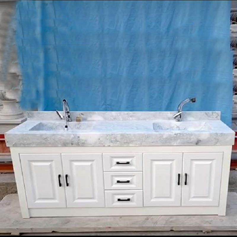 现代大理石户外一体台盆，北京白色大理石台面实木组合柜,3C数码配件,USB灯,淘宝优惠券,粉丝福利购,淘宝优惠卷