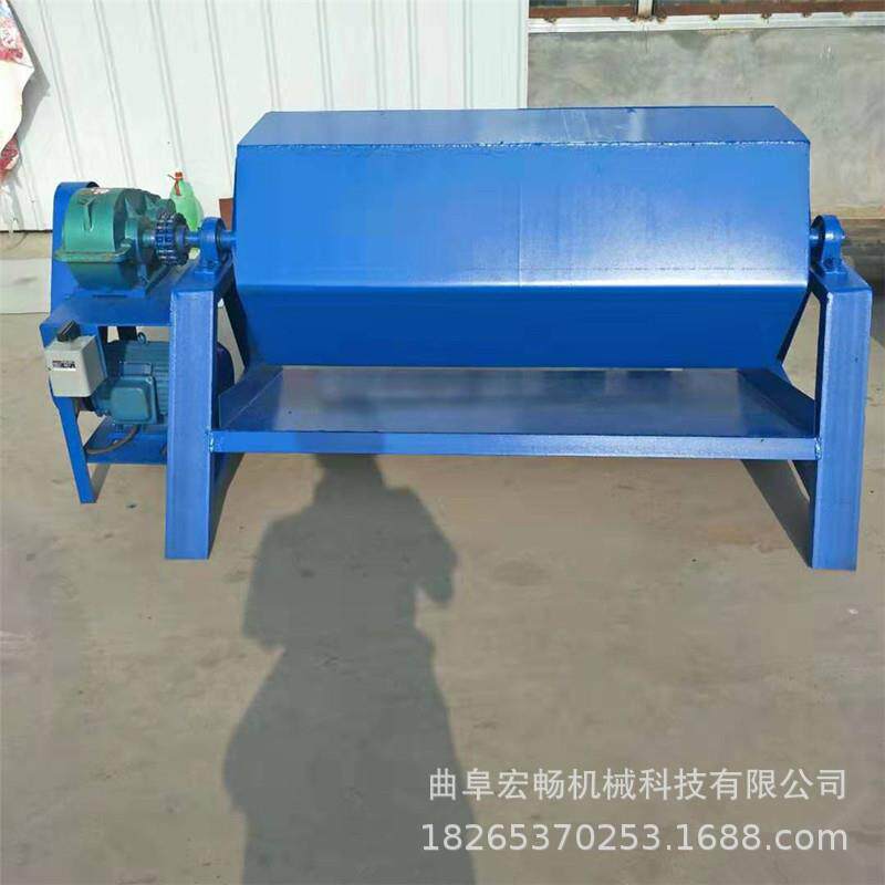 200升六角滚筒去油锈研磨机割花菱牛骨工艺品去毛刺小型抛光机