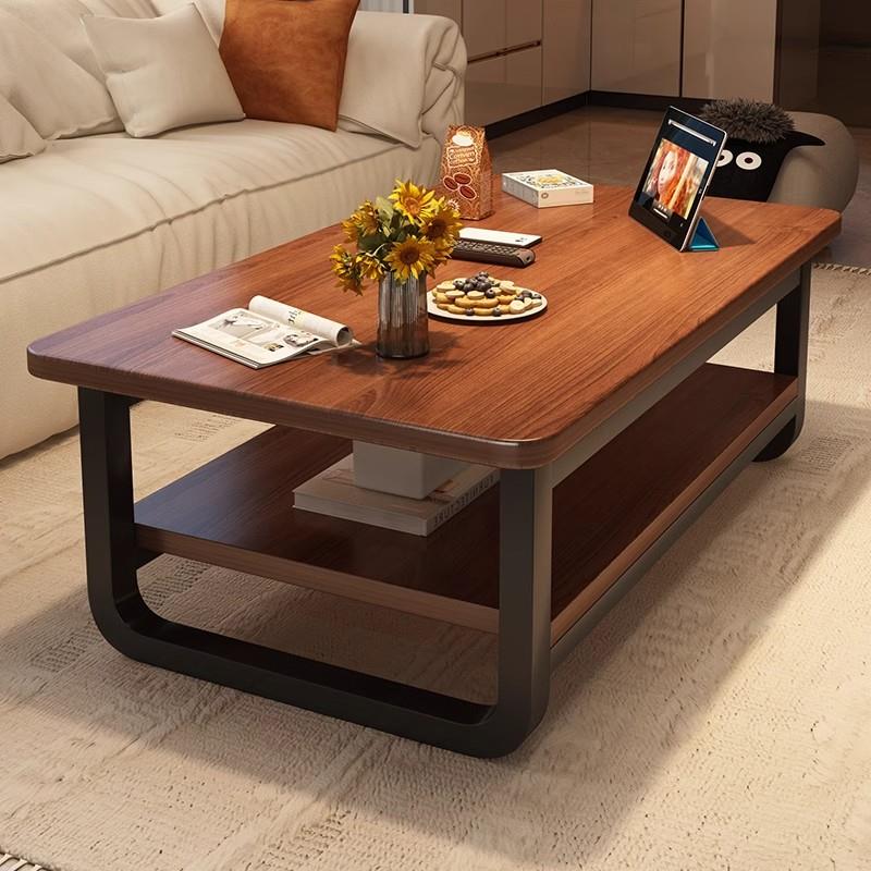 沙发边几简约双层茶几简易出租屋家用小柜子小户型床头桌置物架