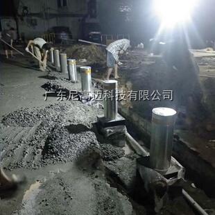 清远校门口电动遥控升降柱单位全自动液压路桩潭州会展中心升降桩