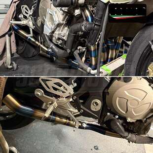 S1000R S1000RR全段排气管改装 不锈钢一体分体前段 尾段消声器