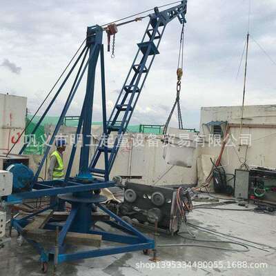 装车卸货 港口 码头 车间用 河南小型吊机 钢结构移动吊机起重机